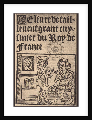 Guillaume Tirel, dit Taillevent  (Le Viandier), 16th century by Anonymous