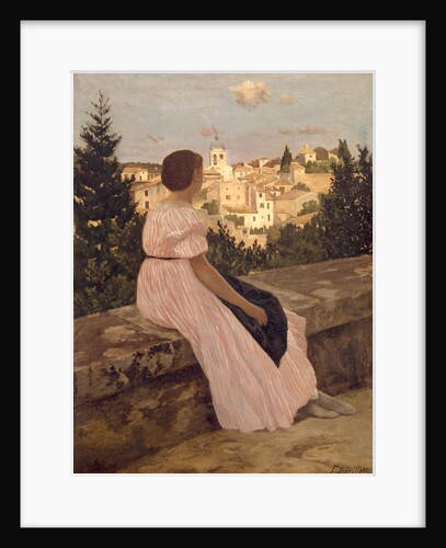 The Pink Dress (La Robe Rose), 1864 by Frédéric Bazille