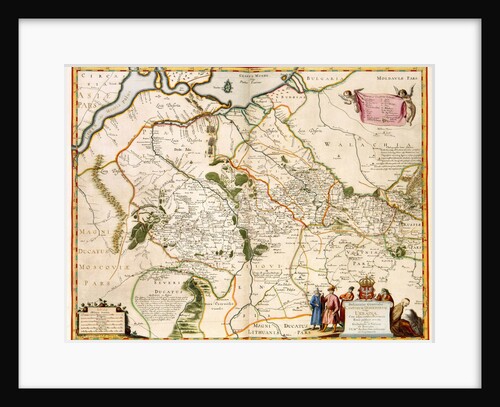 General Depiction of the Empty Plains by Guillaume le Vasseur de Beauplan