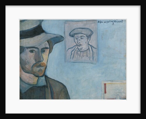 Self-portrait with Portrait of Gauguin, 1888 by Émile Bernard
