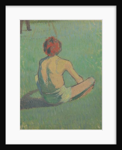 Boy sitting in the grass, 1886 by Émile Bernard