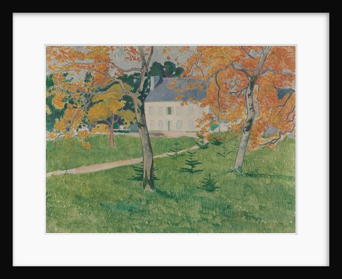House among trees. Pont-Aven, 1888 by Émile Bernard