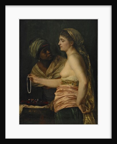 Girl with a Pearl Necklace, 1874 by Édouard-Théophile Blanchard