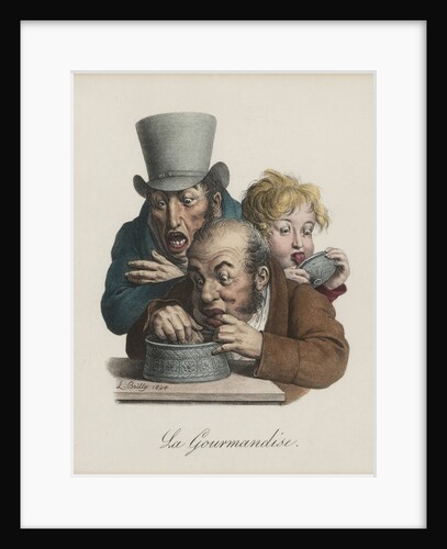 The gluttony, 1824-1825 by Louis-Léopold Boilly