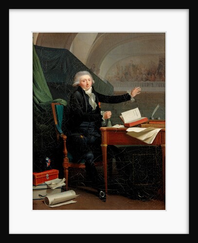 Portrait of Jan Anthony dAverhoult, 1792 by Louis-Léopold Boilly