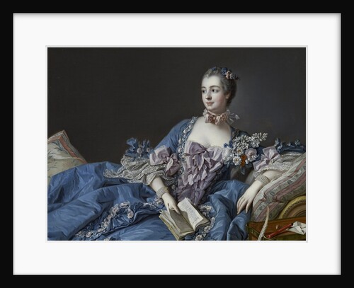 Portrait of the Marquise de Pompadour, ca 1758 by François Boucher