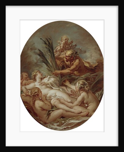 Pan and Nymph Syrinx, 1760-1765 by François Boucher
