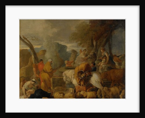 Abraham in Egypt by Sébastien Bourdon