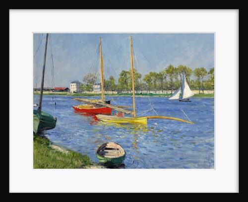 The Seine at Argenteuil by Gustave Caillebotte