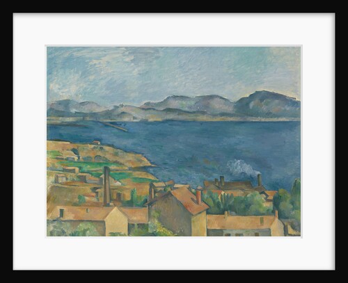 The Bay of Marseilles, Seen from LEstaque, ca 1885 by Paul Cézanne