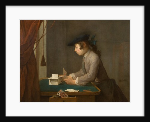 The House of Cards, 1735 by Jean-Baptiste Siméon Chardin