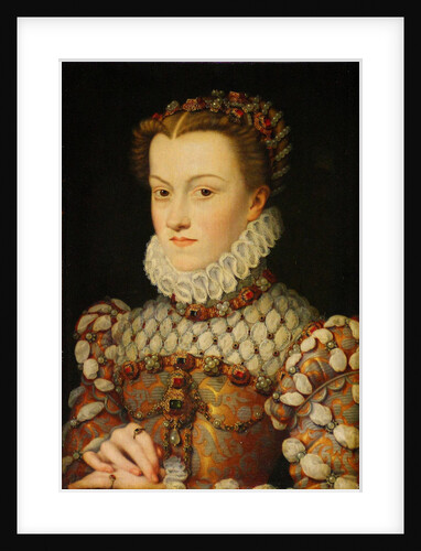 Elisabeth of Austria (1554?1592), Queen of France, ca 1571-1572 by François Clouet