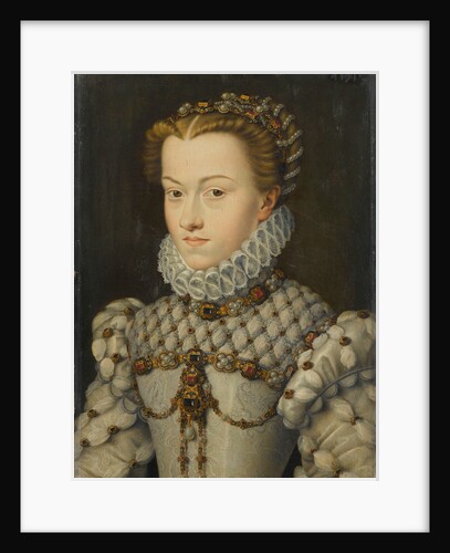 Elisabeth of Austria (1554?1592), Queen of France, ca 1571-1572 by François Clouet