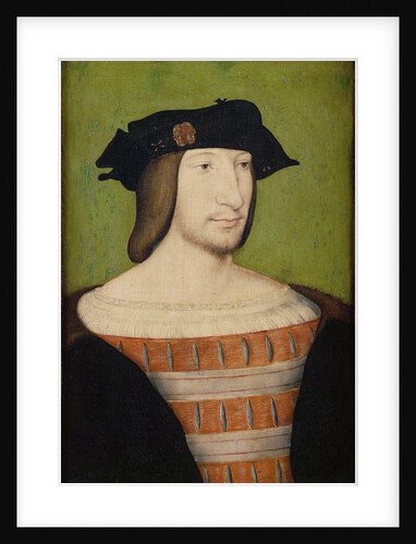 Portrait of Francis I (1494-1547), King of France, Duke of Brittany, Count of Provence by Jean Clouet