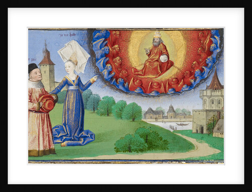 Philosophy Instructing Boethius on the Role of God, ca 1465 by Coëtivy Master