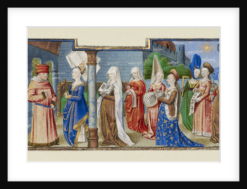 Philosophy Presenting the Seven Liberal Arts to Boethius, ca 1465 by Coëtivy Master