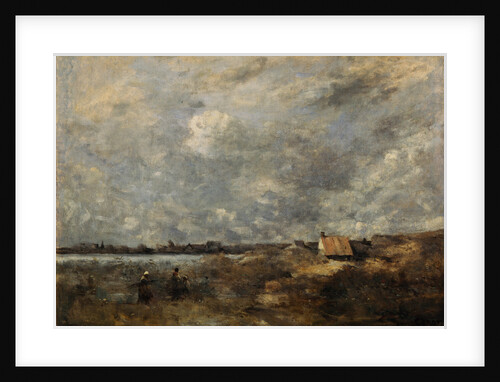 Stormy Weather. Pas de Calais, c. 1870 by Jean-Baptiste Camille Corot