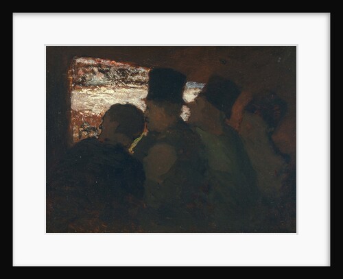 Parterre (Theater audience), c. 1858 by Honoré Daumier