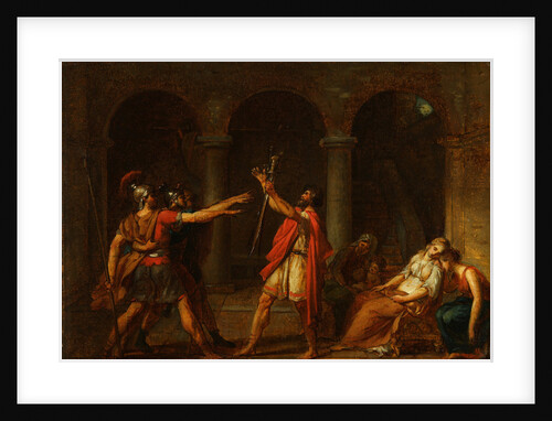 The Oath of the Horatii (Study), 1784 by Jacques Louis David