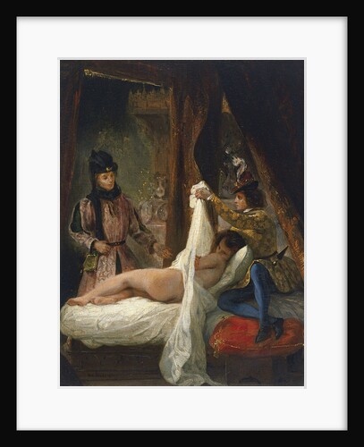 The Duke of Orléans showing his Lover, c. 1826 by Eugène Delacroix