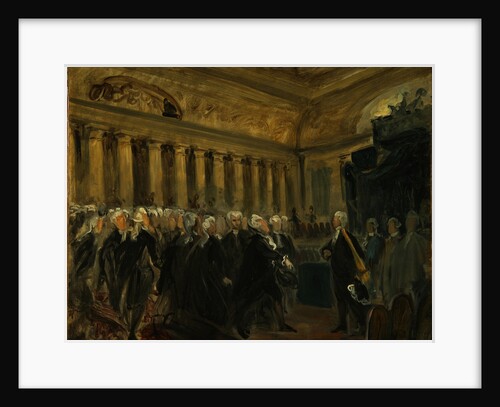 Mirabeau Confronts the Marquis de Dreux-Brézé (Sketch), 1831 by Eugène Delacroix