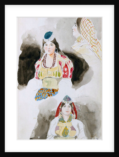 From the Moroccan Sketchbook by Eugene Delacroix