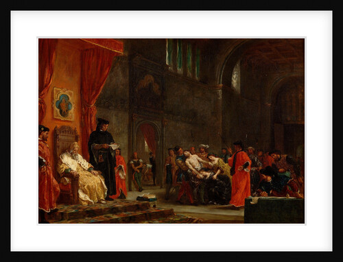 The Two Foscari, 1855 by Eugène Delacroix