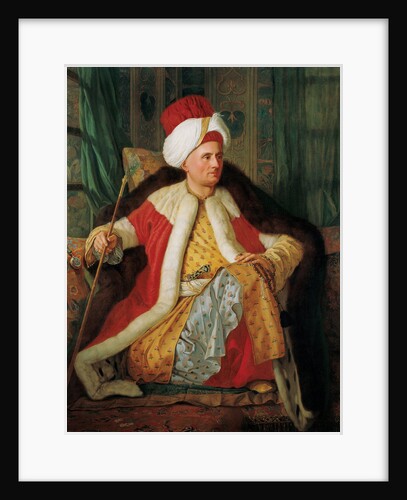 Portrait of Charles Gravier Count of Vergennes and French Ambassador, in Turkish Attire by Antoine de Favray