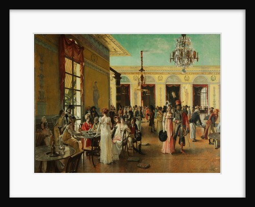Café Frascati (A Scene From Napoleons Time=, 1893 by François Flameng
