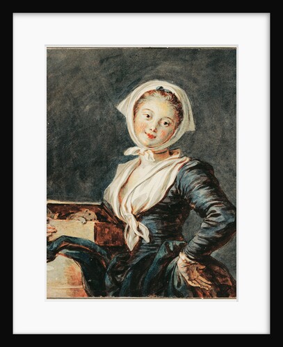 The Girl with the Marmot by Jean Honoré Fragonard