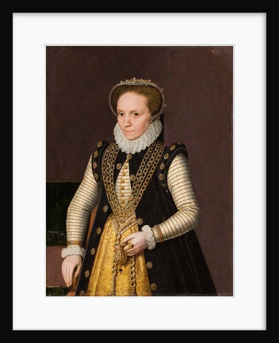 Portrait of an unknown French Noblewoman, 1560 by French master