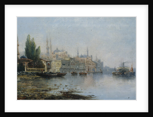 Istanbul as seen from the Bosphorus, Second Half of the 19th cen by French master
