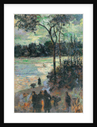 The Fire at the River Bank, 1886 by Paul Eugéne Henri Gauguin