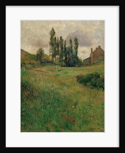 Dogs Running in a Meadow, 1888 by Paul Eugéne Henri Gauguin