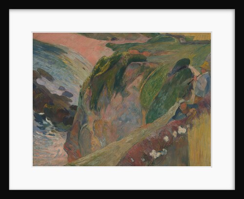 The Flageolet Player on the Cliff, 1889 by Paul Eugéne Henri Gauguin