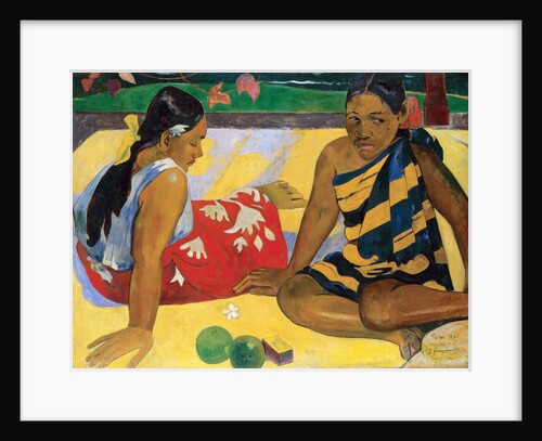 Parau Api. What's new? by Paul Eugene Henri Gauguin