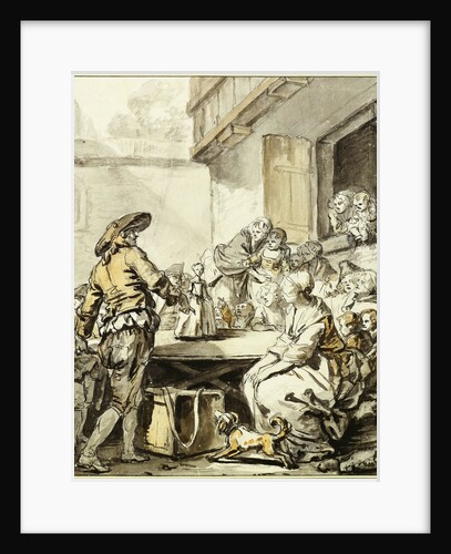 Savoyard with a Dancing Doll by Jean-Baptiste Greuze