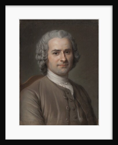 Portrait of Jean-Jacques Rousseau by Maurice Quentin de La Tour