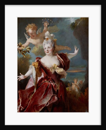 Portrait of Marie Anne de Châteauneuf, called Mademoiselle Duclos, in the role of Ariadne, ca 1712 by Nicolas Largil dtlière