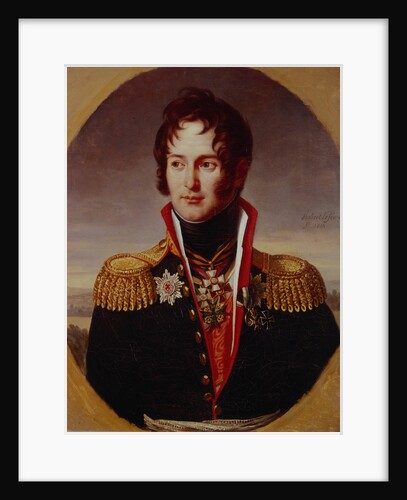 Portrait of Pyotr Alexandrovich Chicherin, 1814 by Robert Lefévre