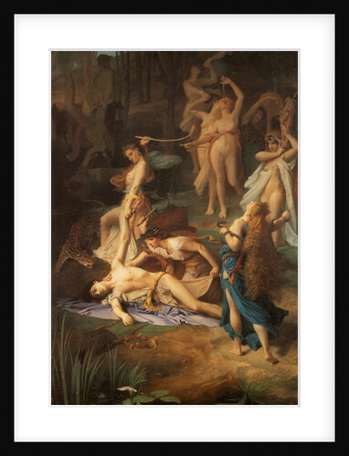 Death of Orpheus, 1866 by Emile Levy