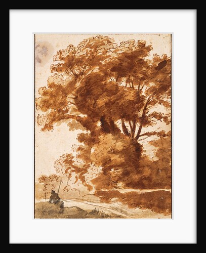 Group of Trees and Resting Sheperd, 1630s by Claude Lorrain