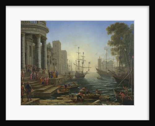 Seaport with the Embarkation of Saint Ursula, 1641 by Claude Lorrain