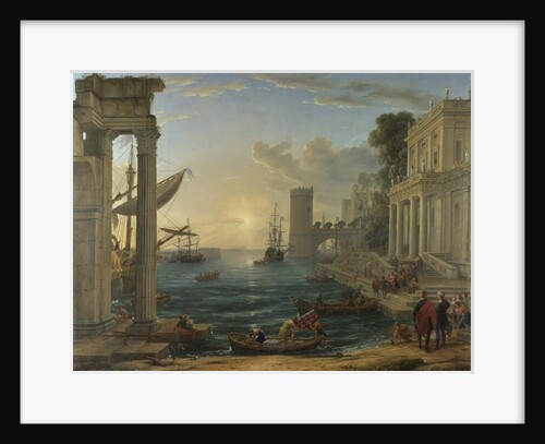 Seaport with the Embarkation of the Queen of Sheba, 1648 by Claude Lorrain