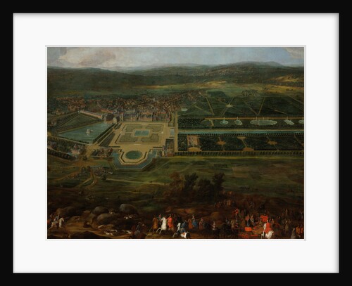 View of the Château de Fontainebleau, 1718-1725 by Pierre-Denis II Martin