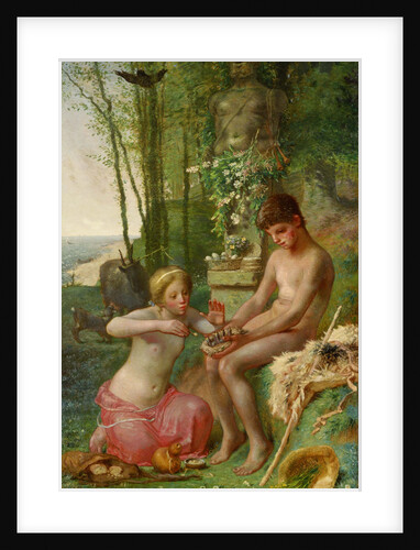 Spring (Daphnis and Chloë), 1865 by Jean-François Millet