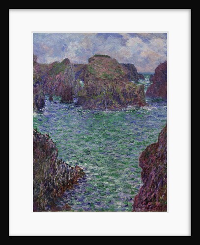 Port-Goulphar, Belle-Île, 1887 by Claude Monet