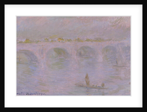 Waterloo Bridge in London, 1902 by Claude Monet