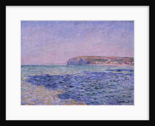 Shadows on the Sea. The Cliffs at Pourville, 1882 by Claude Monet