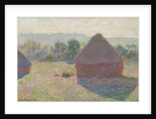 Haystacks, midday, 1890 by Claude Monet